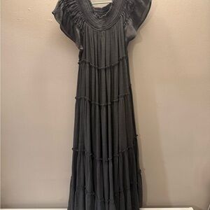 Elegant black  Maxi Dress size small